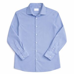 Perry Ellis Portfolio Tech Stretch Dress Shirt Slim Fit Blue 16 32/33